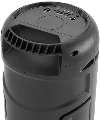 Минисистема Hyundai H-MC1221 черный 15Вт FM USB BT SD/MMC