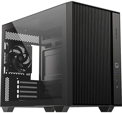 Корпус ID-Cooling Flow 500 Air черный без БП mATX 8x120mm 1x140mm 1xUSB3.0 audio bott PSU