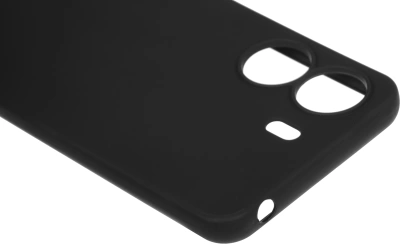 Чехол (клип-кейс) BoraSCO для Xiaomi Redmi 13C Silicone Case черный (72839)
