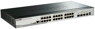 Коммутатор D-Link DGS-1510-28X/A1A 24x1Гбит/с 4SFP+ управляемый