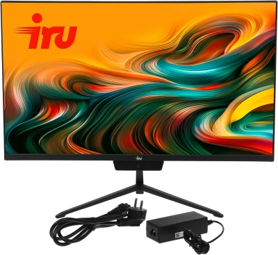 Моноблок IRU P233 23.8" Full HD i3 1215U (1.2) 8Gb SSD256Gb UHDG Windows 11 Pro 64 GbitEth WiFi BT 65W Cam черный 1920x1080