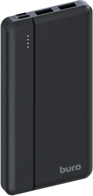 Мобильный аккумулятор Buro BP10A 10000mAh 10W 2A 2xUSB-A/USB-C черный (BP10A10PBK)