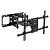 Кронштейн для телевизора Arm Media PARAMOUNT-70 черный 32"-90" макс.65кг настенный поворотно-выдвижной и наклонный