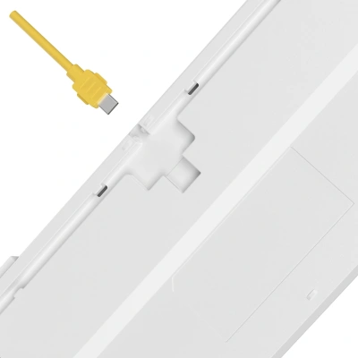 Клавиатура A4Tech S87 Energy механическая белый USB for gamer LED (S87 USB ENERGY WHITE) кабель 1.8м