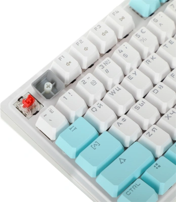 Клавиатура A4Tech S510N механическая белый USB for gamer LED (S510N (ICY WHITE )) кабель 1.8м