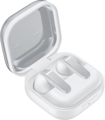 Гарнитура внутриканальные Samsung Galaxy Buds 4 белый беспроводные bluetooth в ушной раковине (SM-R540NZWACIS)