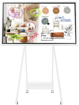 Панель Samsung 55" Электронный флипчарт Samsung WM55FX белый VA LED 6.7ms 16:9 HDMI M/M матовая 450cd 178гр/178гр 3840x2160 4K USB 28.6кг