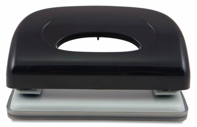 Дырокол Kw-Trio Dolphin 091X9BLACK макс.:10лист. пластик черный отв.:2 с линейкой