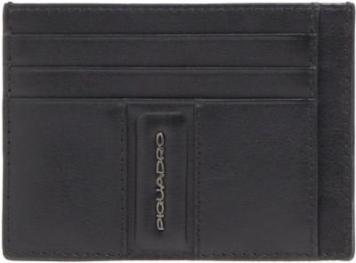 Чехол для кредитных карт Piquadro Victor PP2762W143R/N черный натур.кожа