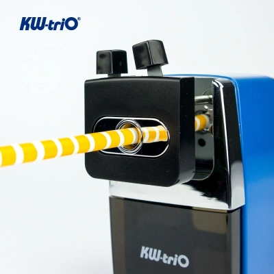 Точилка для карандашей механическая Kw-Trio 307A 1 отверстие металл ассорти