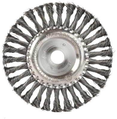 Щетка дисковая Patriot 813010013 d=180мм d(посад.)=22.23мм (угловые шлифмашины) (упак.:1шт)