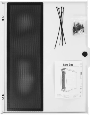 Корпус Aerocool Aero One Frost-G-WT-v1 белый без БП ATX 4x120mm 2x140mm 2xUSB3.0 audio bott PSU