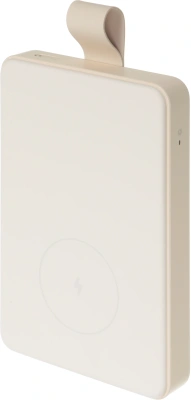 Мобильный аккумулятор Xiaomi BHR9074GL 6000mAh Qi 15W 2.4A USB-C беспров.зар. бежевый