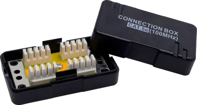 Адаптер Suprlan 10-0314-1 проходн. RJ45 кат.5E UTP стальной