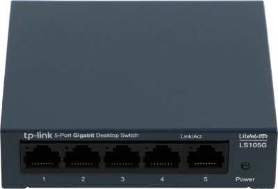 Коммутатор TP-Link LS105G (L2) 5x1Гбит/с неуправляемый