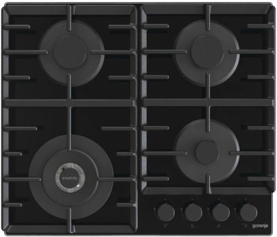 Газовая варочная поверхность Gorenje Simplicity GTW642SYB черный