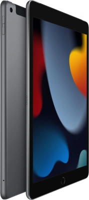 Планшет Apple iPad 2021 A2604 A13 Bionic 6С RAM3Gb ROM64Gb 10.2" IPS 2160x1620 4G iOS серый космос 8Mpix 12Mpix BT WiFi 9hr