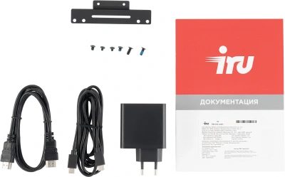 Неттоп IRU Tactio 515 i5 12450H (2) 16Gb SSD512Gb Iris Xe без ОС 2xGbitEth WiFi BT 100W серый (RUS) (2195519)