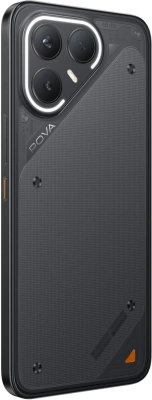 Смартфон Tecno Pova 7 Pro 5G 256Gb 12Gb черный моноблок 3G 4G 2Sim 6.78" 1224x2720 Android 15 64Mpix 802.11 a/b/g/n/ac/ax NFC GPS GSM900/1800 Protect