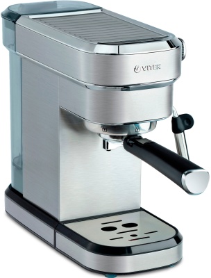 Кофеварка рожковая Vitek VT-1509 870Вт серебристый