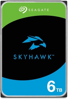 Жесткий диск Seagate SATA-III 6TB ST6000VX009 Surveillance Skyhawk 4KN (5400rpm) 256Mb 3.5"