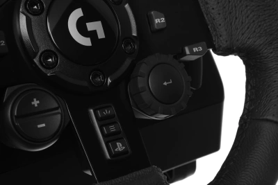 Руль Logitech G923 10кноп. (с педалями) черный