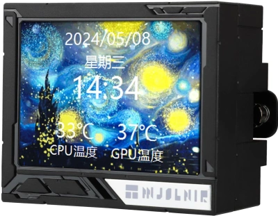 Система водяного охлаждения Thermalright Mjolnir Vision 360 ARGB Soc-AM5/AM4/1151/1200/2066/2011/1700 черный 4-pin 27dB Al LCD Ret (M-VISION-360-BL-ARGB)