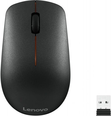 Мышь Lenovo 400 черный оптическая 1200dpi беспров. USB для ноутбука 3but (GY50R91293)