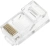 Коннектор PROconnect (05-1021-3) UTP кат.5E RJ45 прозрачный Коннектор PROconnect (05-1021-3) UTP кат.5E RJ45 прозрачный
