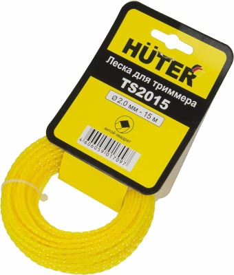 Леска для садовых триммеров Huter TS2015 d=2мм L=15м для Huter GET-1200SL (71/1/11)
