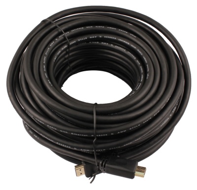 Кабель аудио-видео WH-111 HDMI (m)/HDMI (m) 20м. позолоч.конт. черный (9786)
