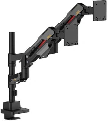 Кронштейн для мониторов Ultramounts UM744BG черный/серый 24"-57" макс.27кг крепление к столешнице поворот и наклон