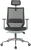 Кресло эргономичное Бюрократ MC-G612N-H черный Elastic-102 Neo Black сетка/ткань с подголов. крестов. металл хром Кресло эргономичное Бюрократ MC-G612N-H черный Elastic-102 Neo Black сетка/ткань с подголов. крестов. металл хром