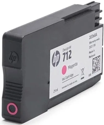 Картридж струйный HP 712 3ED68A пурпурный (29мл) для HP DJ Т230/630