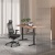 Подстолье Cactus CS-MDF-BK механический каркас черный 133x72x60см