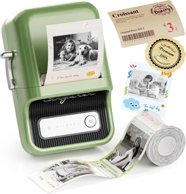 Термопринтер Niimbot B21 Pro (1746800) 300dpi 60мм/с/USB/BT для печ.этик. зеленый