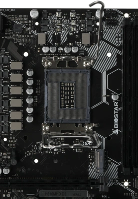 Материнская плата Biostar H610MHD D5 Soc-1700 Intel H610 2xDDR5 mATX AC`97 8ch(7.1) GbLAN+DVI+HDMI
