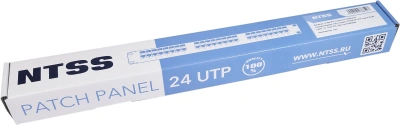Патч-панель NTSS NTSS-PP-1U-24-UTP-RJ45-6-D 19" 1U 24xRJ45 кат.6 UTP