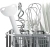 Миксер ручной Bosch MFQ3540 450Вт белый