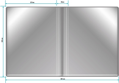 Папка с 80 прозр.вклад. Бюрократ -BPV80GREY A4 пластик 0.8мм торц.карм с бум. встав серый