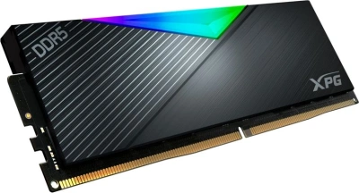 Память DDR5 2x16GB 6400MHz A-Data AX5U6400C3216G-DCLARBK XPG Lancer RGB RTL Gaming PC5-51200 CL32 DIMM UDIMM 288-pin 1.35В kit dual rank с радиатором Ret