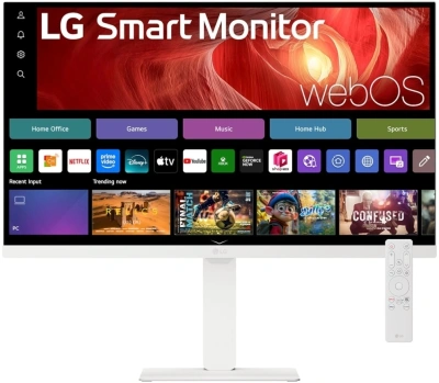 Монитор LG 31.5" 32U850SA-W белый IPS LED 16:9 HDMI M/M Cam матовая HAS 1000:1 400cd 178гр/178гр 3840x2160 60Hz 4K USB 7.7кг