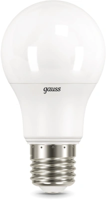 Лампа светодиодная Gauss A60 10Вт цок.:E27 груша 220B св.свеч.бел.теп. (упак.:10шт) (102502110-T)