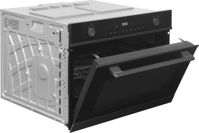 Духовой шкаф Электрический Hyundai HMEO 6540 DX черный/графитовый