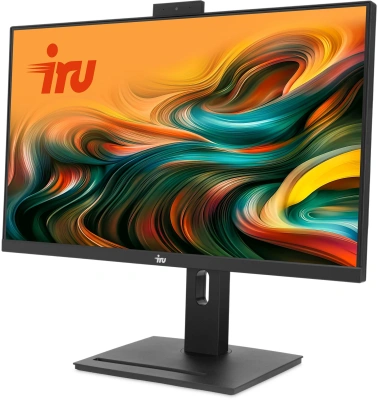 Моноблок IRU 23IM 23.8" Full HD i5 12450H (2) 16Gb SSD512Gb UHDG без ОС GbitEth WiFi BT 90W Cam черный 1920x1080