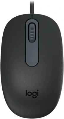 Мышь Logitech M86 черный оптическая 8000dpi USB для ноутбука 2but (910-007661)