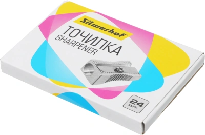 Точилка для карандашей ручная Silwerhof 191083 1 отверстие металл