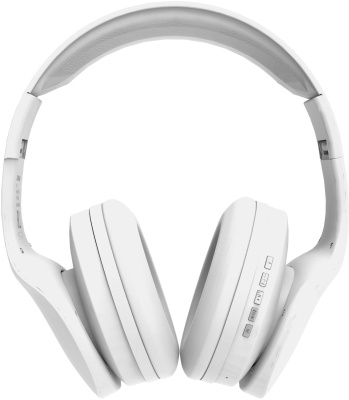 Гарнитура накладные Digma BT-17 белый беспроводные bluetooth оголовье (BT17W)