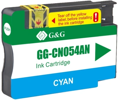 Картридж струйный G&G GG-CN054AN №933XL голубой (14мл) для HP Officejet 6100/6600/6700/7110/7510