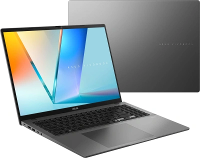 Ноутбук Asus VivoBook S16 M3607HA-RP236 Ryzen 7 260 16Gb SSD512Gb AMD Radeon 780M 16" IPS WUXGA (1920x1200) без ОС grey WiFi BT Cam (90NB16F1-M00EH0)